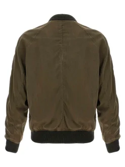 Bomber fluido gabardino