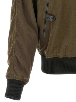 Bomber fluido gabardino
