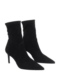 Bootie di pompa di alimentazione nera Stuart