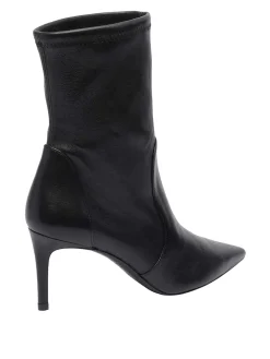 Bootie di pompa di alimentazione nera Stuart