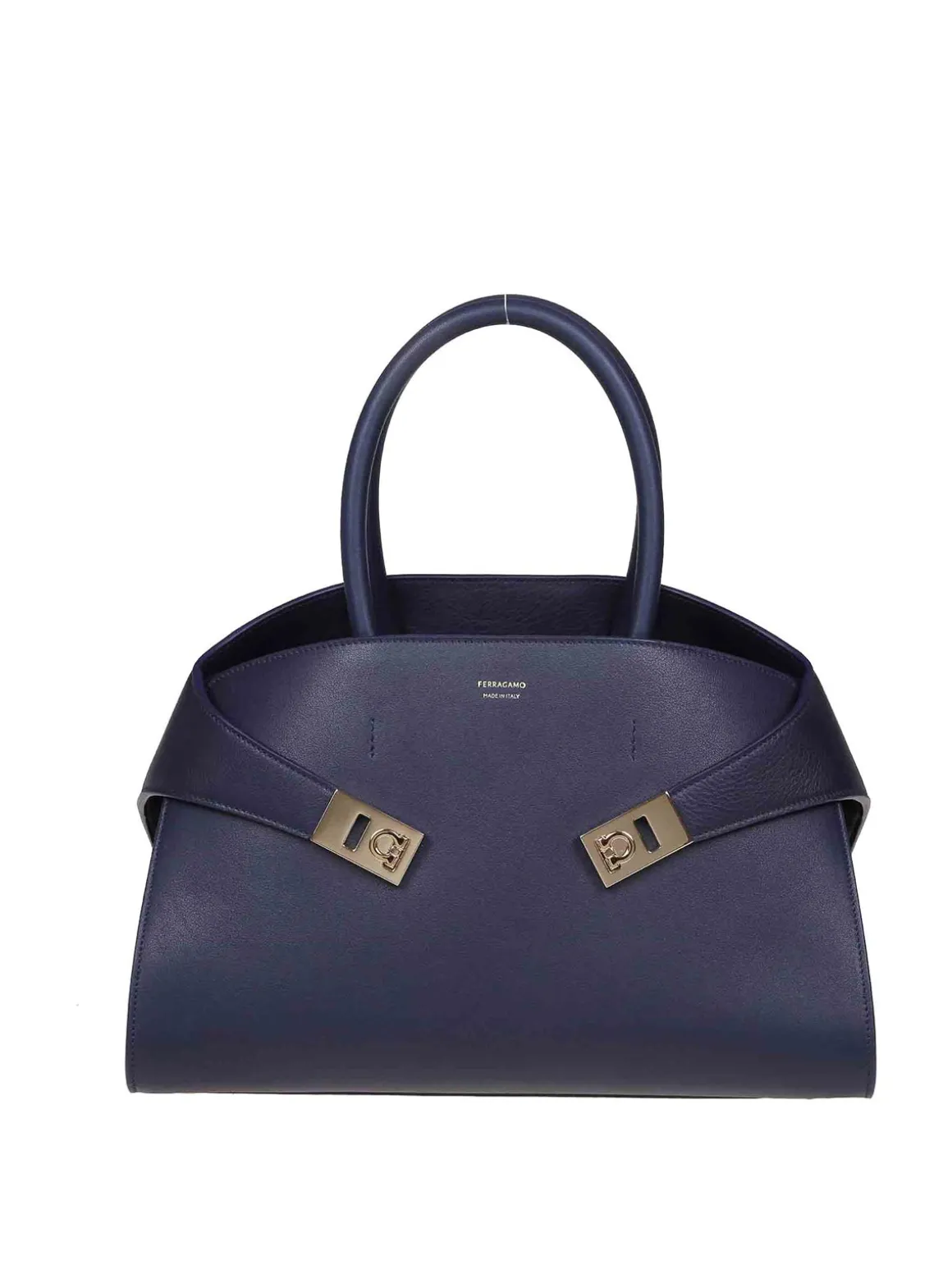 Borsa A Mano Hug Th M In Pelle Colore Blu