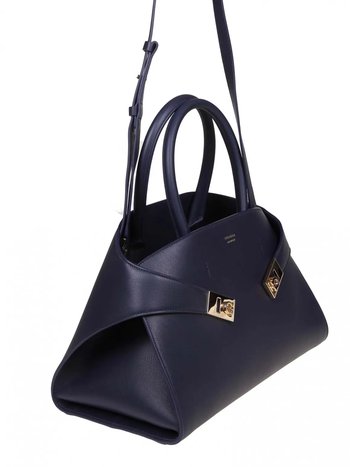 Borsa A Mano Hug Th M In Pelle Colore Blu
