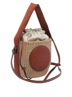 Borsa a secchiello beige