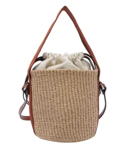 Borsa a secchiello beige