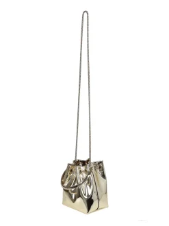Borsa a secchiello con perline
