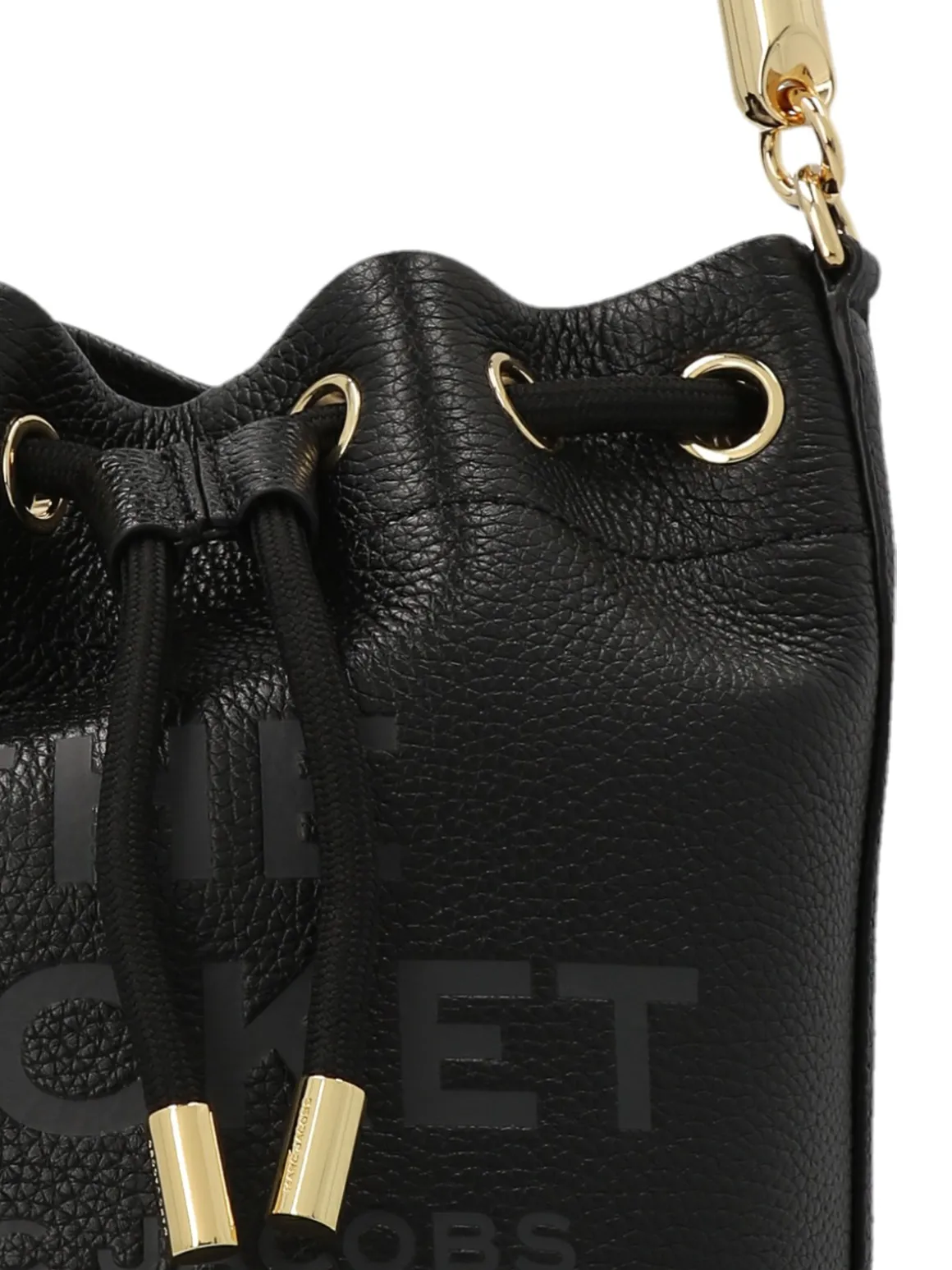 Borsa a secchiello in pelle