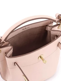 Borsa A Secchiello In Pelle Con Logo