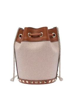 Borsa a secchiello rockstud