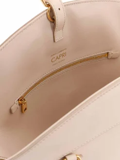 Borsa A Spalla Coffa Capri In Pelle