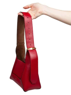 Borsa A Spalla Diamond Hobo/S In Pelle