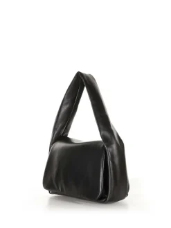 Borsa A Spalla In Nappa Nera