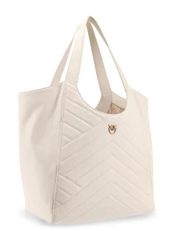 Borsa A Spalla In Pelle Impunturata