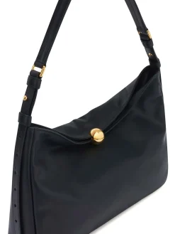 Borsa A Spalla Sfera Soft Nero In Pelle