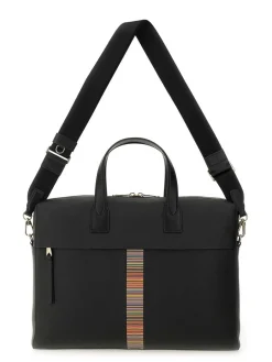 Borsa a strisce logata