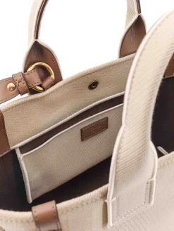Borsa A Tracolla Carry In Canvas