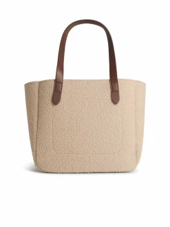 Borsa a tracolla bollita per la cintura beige