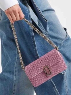 Borsa a Tracolla con Diamanti Sintetici