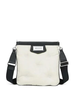 Borsa a tracolla con toppa con logo