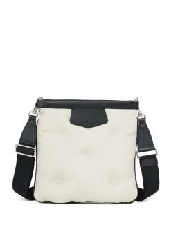 Borsa a tracolla con toppa con logo