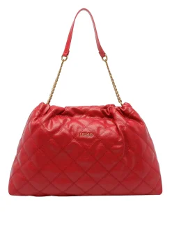 Borsa a tracolla del logo rosso