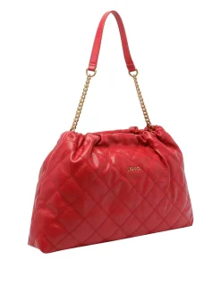 Borsa a tracolla del logo rosso
