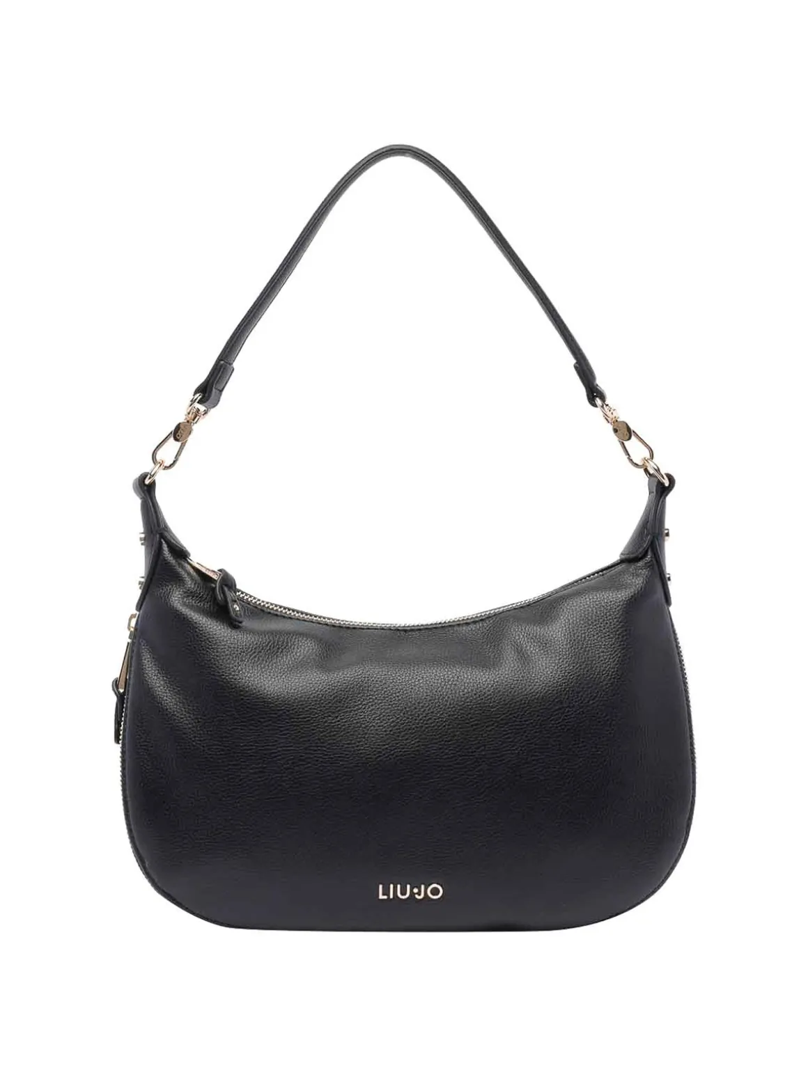 Borsa a tracolla del logo nero