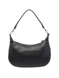 Borsa a tracolla del logo nero