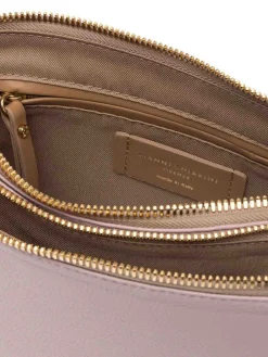 Borsa A Tracolla Frida Rosa In Pelle Opaca