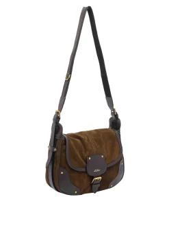 Borsa a tracolla in bronzo Sierra