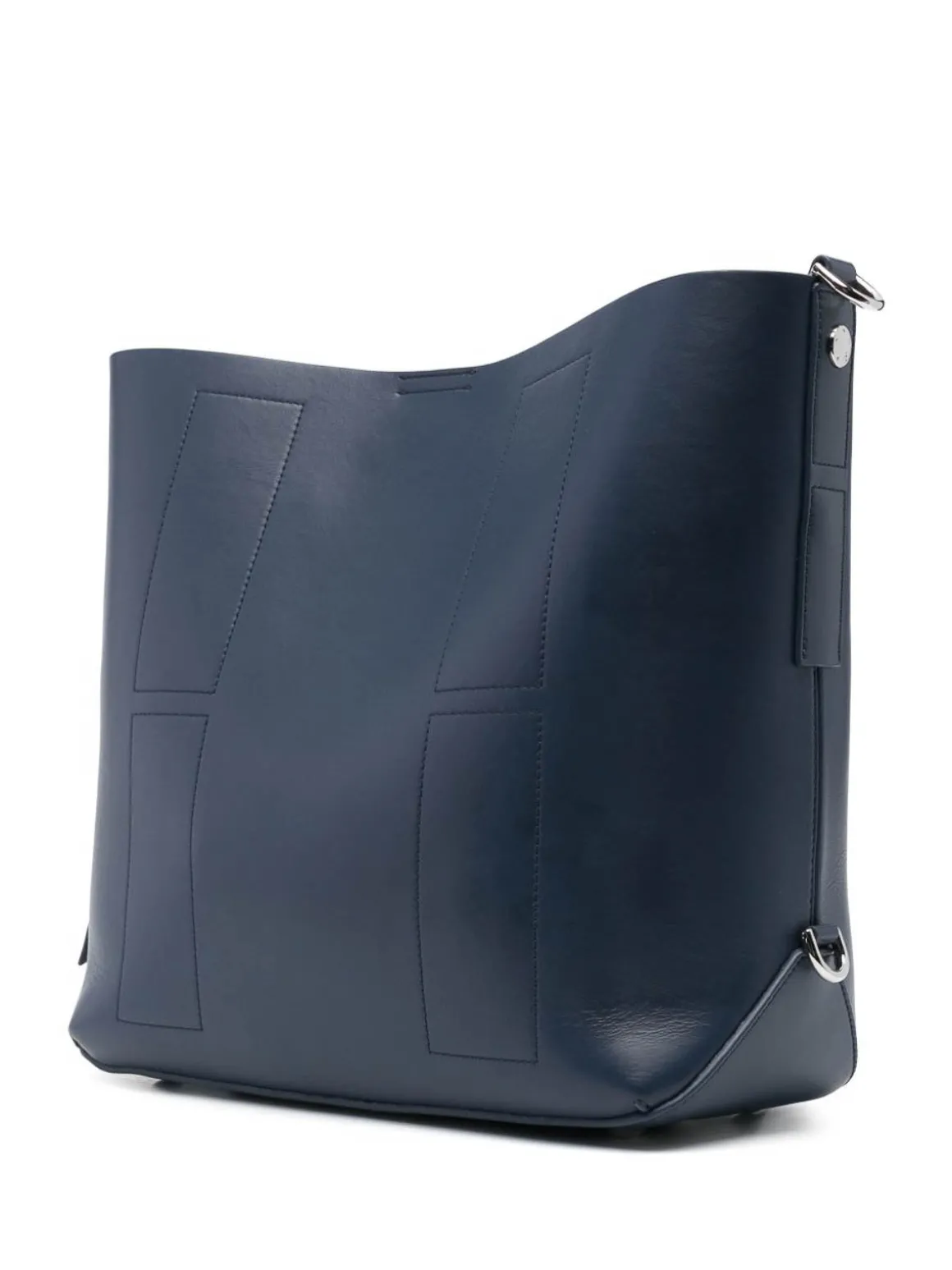 Borsa a tracolla in pelle blu