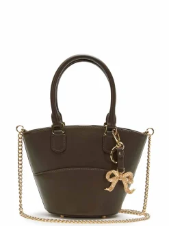 Borsa A Tracolla In Pelle Con Iconico Charm