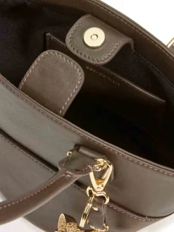 Borsa A Tracolla In Pelle Con Iconico Charm