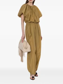 Borsa a tracolla in pelle di vitello beige