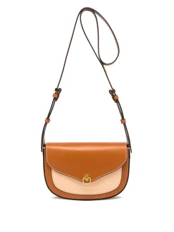Borsa A Tracolla Isa In Pelle Con Flap