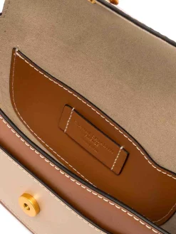 Borsa A Tracolla Isa In Pelle Con Flap