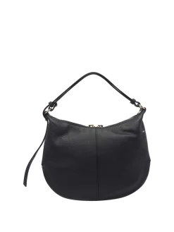 Borsa a tracolla marrone naturale