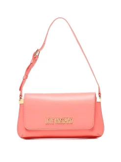 Borsa a tracolla piatta con logo