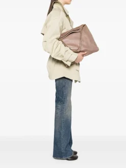 Borsa a tracolla rosa antica