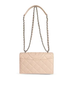 Borsa a traversa in pelle rosa fiammeggiante