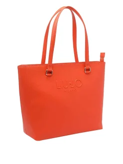 Borsa arancione del logo