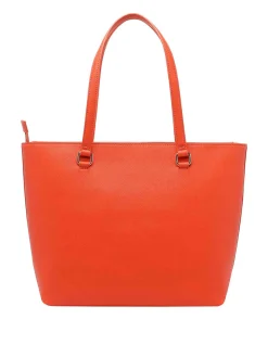Borsa arancione del logo