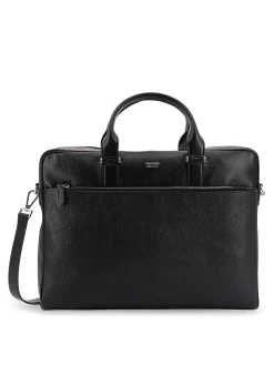 Borsa Da Lavoro In Pelle Con Logo