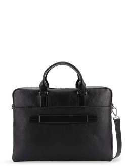 Borsa Da Lavoro In Pelle Con Logo