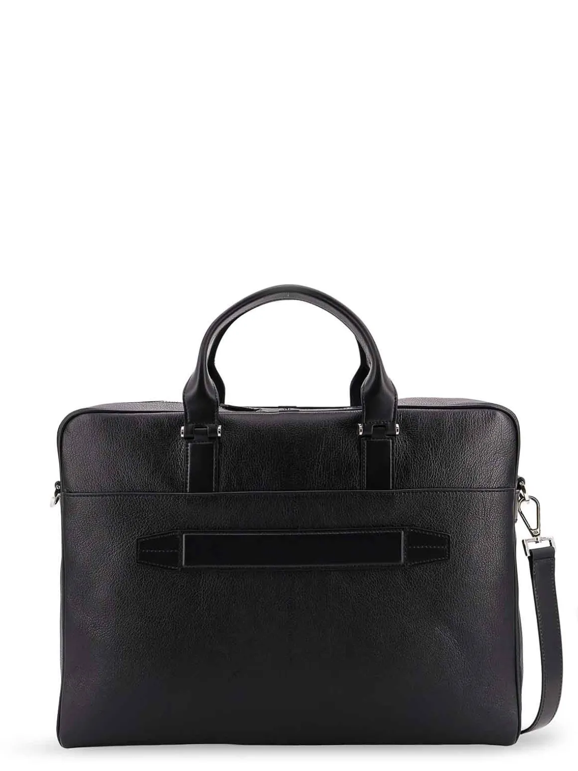 Borsa Da Lavoro In Pelle Con Logo
