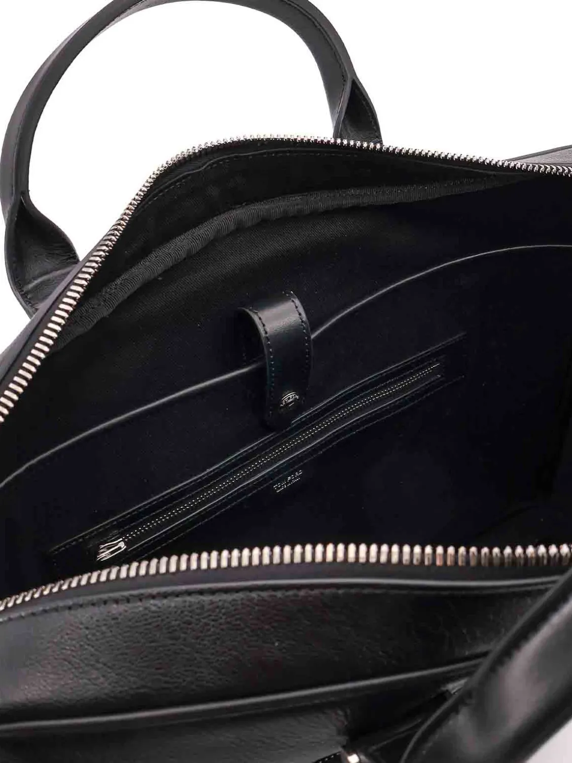 Borsa Da Lavoro In Pelle Con Logo