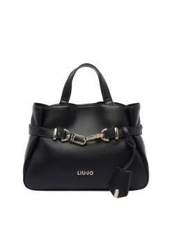 Borsa del logo nero