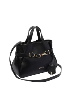 Borsa del logo nero