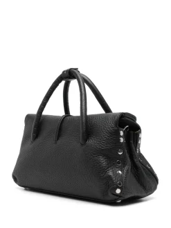 Borsa di dotta di centauro in pelle nera