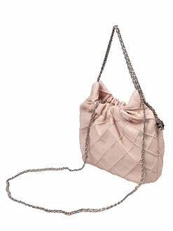 Borsa Hobo Fleming Mini In Pelle Colore Rosa