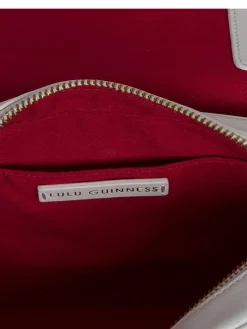Borsa in pelle con stampa